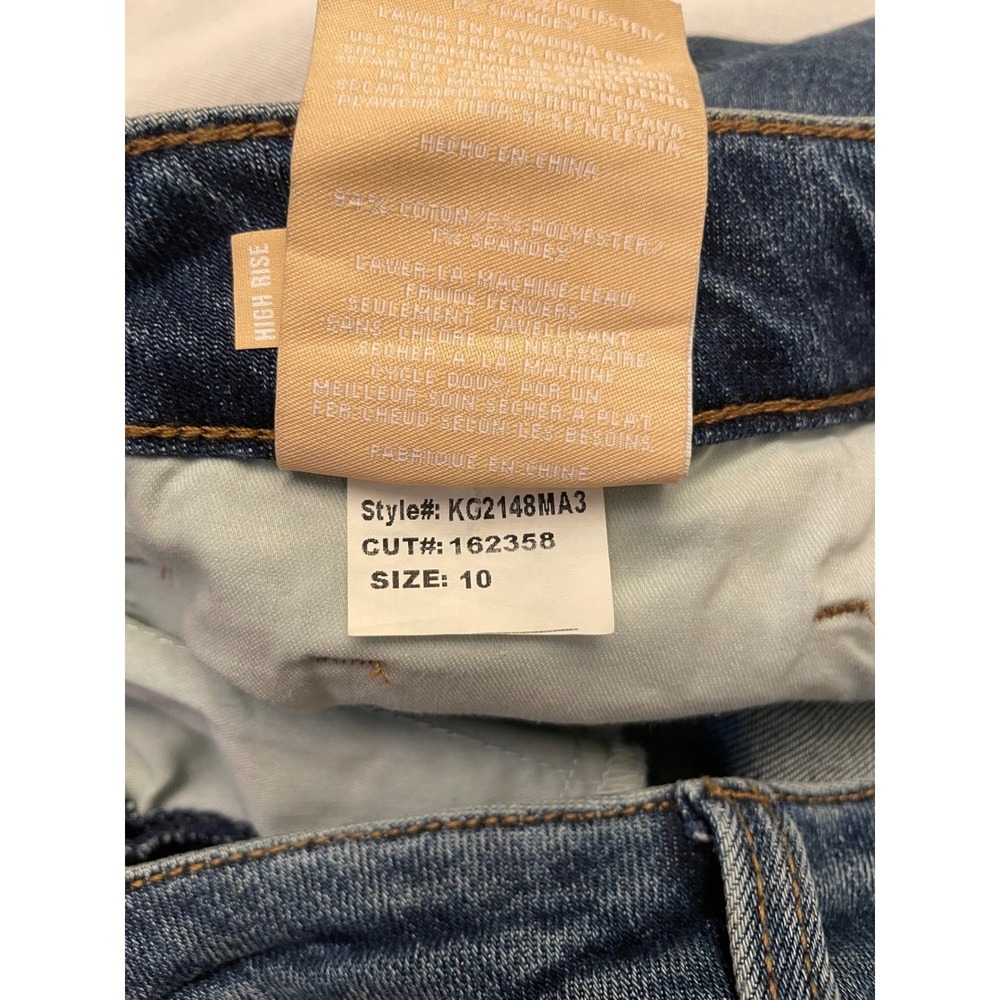 Kut from the Kloth Ryan Fab Ab Super Wide Leg High Rise Jeans Medium Wash 10 - Picture 8 of 12